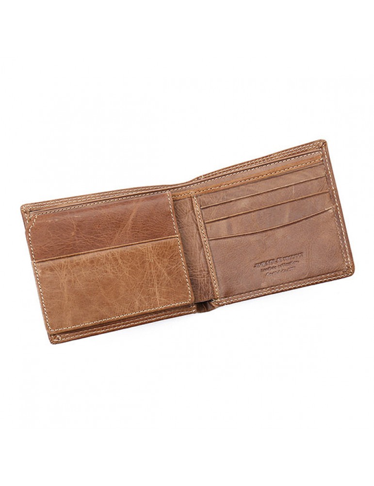Men's Wallets - Genuine Leather Wallet Vintage Casual 6 Card Slots Card Pack For Men