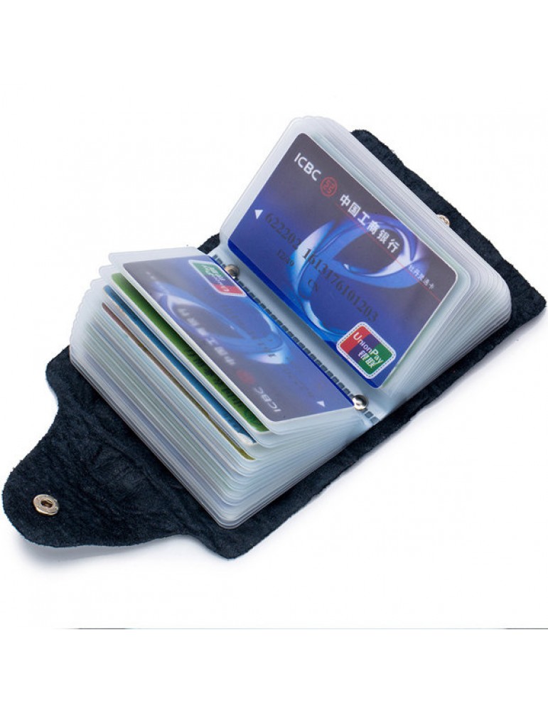 Men's Wallets - Men Vintage Genuine Leather Alligator Pattern Multi-slot Card Holder Wallet