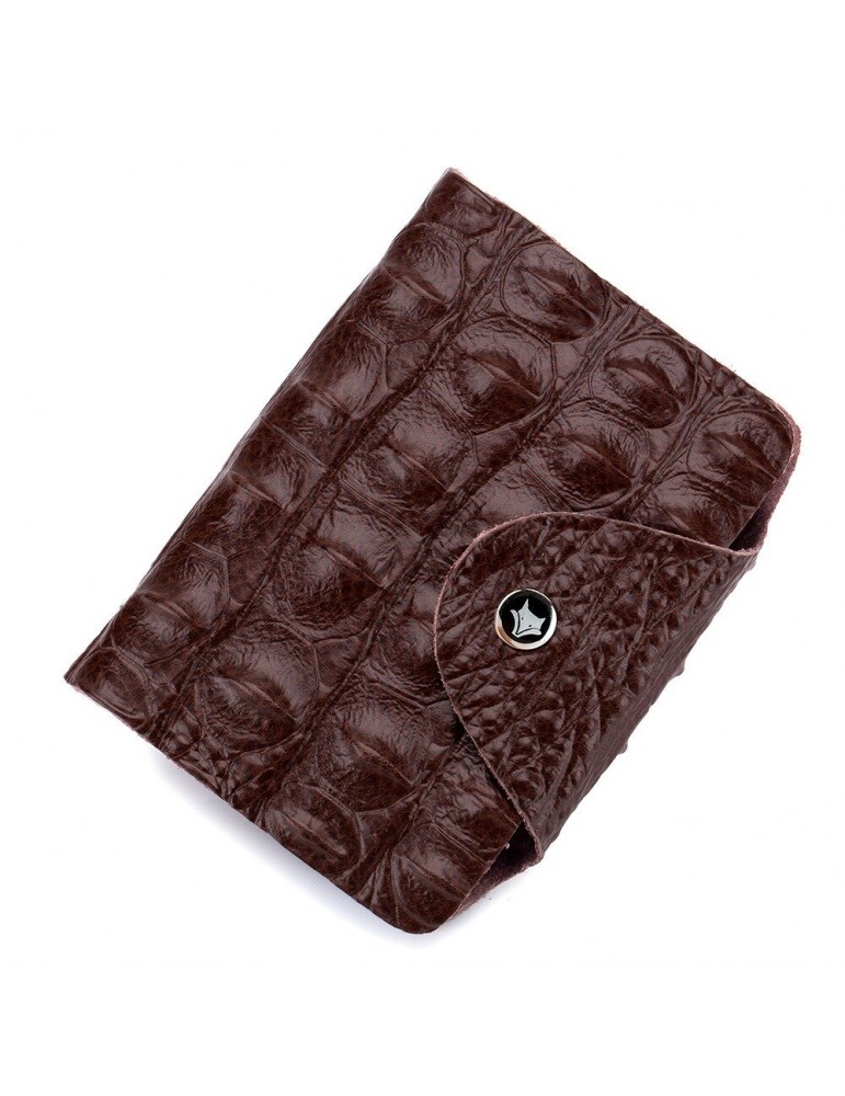 Men's Wallets - Men Vintage Genuine Leather Alligator Pattern Multi-slot Card Holder Wallet